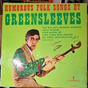 Cameo Greensleeves Humorous Folk Songs Vinyl